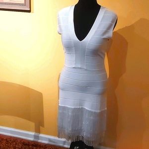 Bandage Fringe Dress